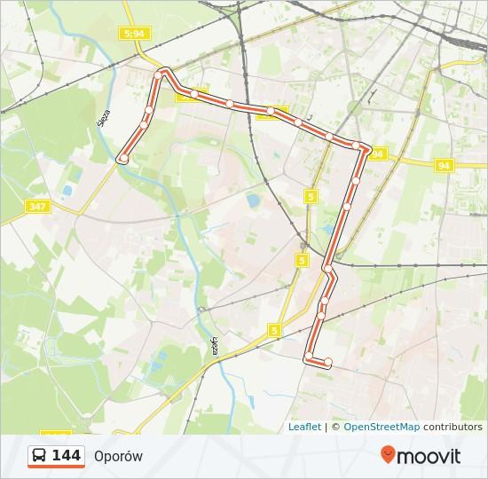 Kierunek: Oporów 17 przystanków Zwycięska Rondo Św.