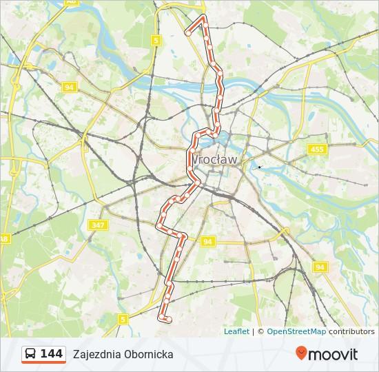 Kierunek: Zajezdnia Obornicka 29 przystanków Zwycięska Rondo Św.