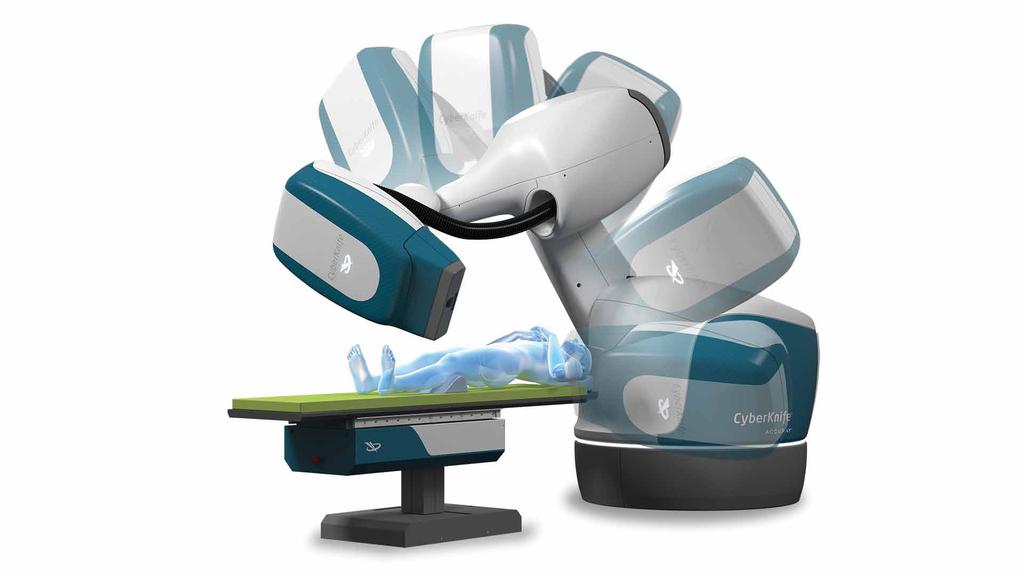 Radioterapia w Polsce w świetle zmian systemowych CyberKnife to robot do radioterapii, który pozwala na bardzo precyzyjne dostarczenie dawki promieniowania do objętości guza nowotworowego.