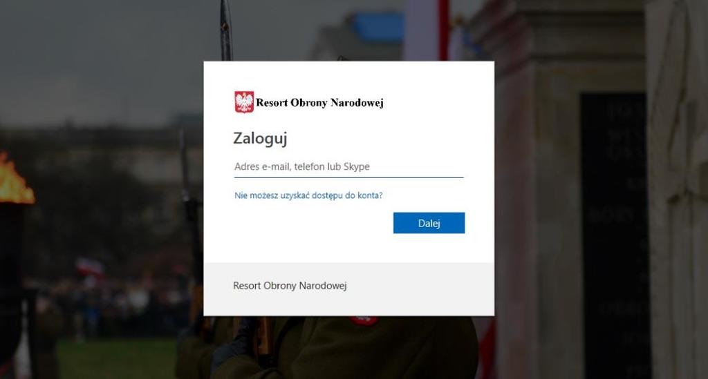 Do Pierwszego Logowania Wymagane Jest Połączenie Z Siecią INSTRUKCJA PIERWSZEGO LOGOWANIA DO PORTALU INFORMACYJNEGO WOJSK OBRONY