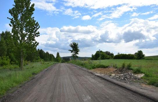 Huta Stara A Poczesna i nr 1056 S na odc. Mazury Młynek dł. 3,35 km, gmina Poczesna.