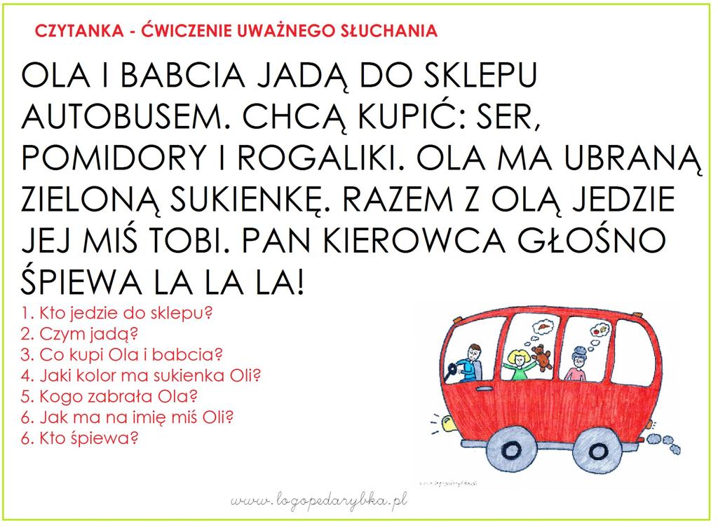 12.03.2021r. (piątek) Klasa I Temat: Ćwiczenia uważnego słuchania. Opis obrazka. Cel: Poprawne wypowiadanie się. 1.