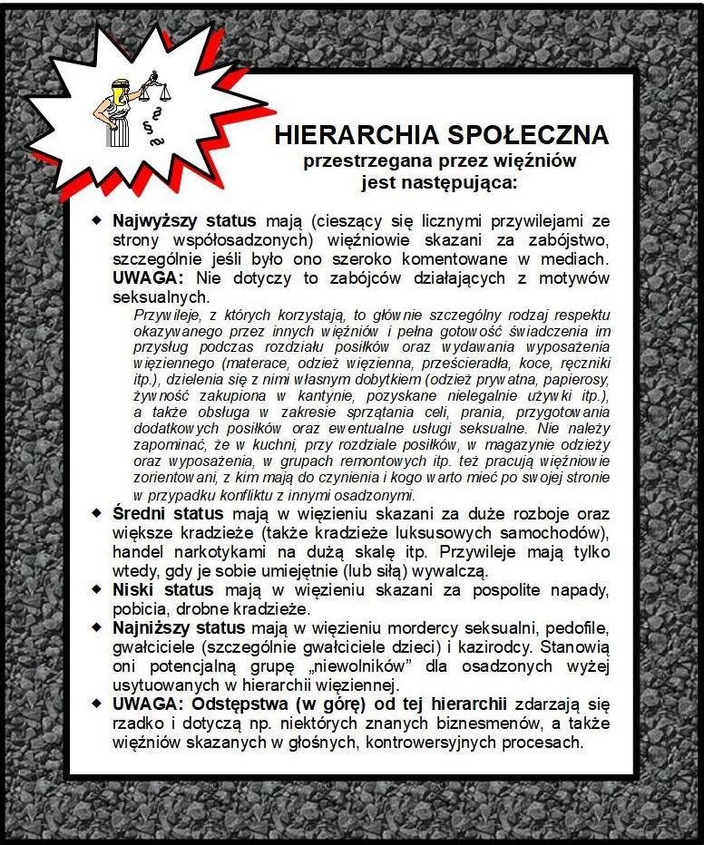 Widziałem tam również paru złodziei głośno śmiejących się z sądu, który udowodnił im zaledwie jedną trzecią popełnionych przestępstw 64!