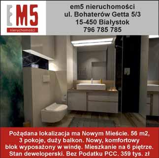 30 OFERTY DEWELOPERÓW Campo Grabińscy ul. Grodzieńska 35 16-010 Wasilków tel.: 570 840 840 www. campo-domy.pl Inwestycje Edward Krasowski ul. Mazowiecka 48, lok. U2 15 302 Białystok tel.