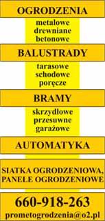 300 zł 663-320-733 SOK BRAMA szer. 4m, wys. 1.5m, z bramką. 350 zł 792-057-615 BRAMA wjazdowa 5m + furtka 1m używana - solidne wykonanie 1.