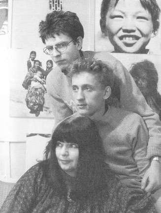 Założyciele warszawskiej Grupy Wizjonerów. Od dołu: Helena Wilda-Kowalska, Jerzv Walczak Jerzy Gajewski (fot.