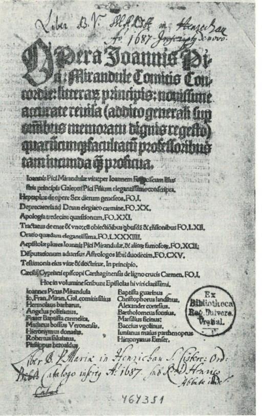 Karta tytułowa dzieł