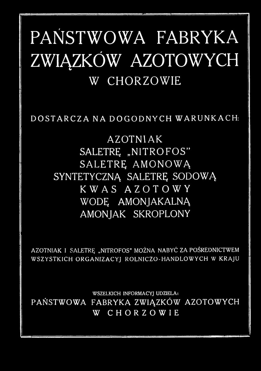 WSZYSTKICH ORG A N IZA C YJ ROLNICZO-HAN DLOW YCH W KRAJU W SZELK