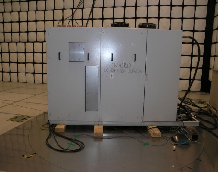 Ethernet port AC power supply port Przykłady wyników pomiarów emisji zaburzeń przewodzonych Konwerter turbiny wiatrowej 110 100 90 Level in dbµv 80 70 60 50 40