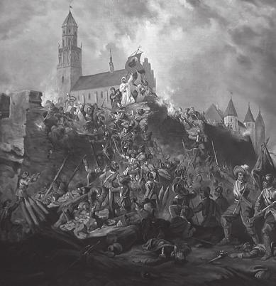 Franciszek Kondratowicz, Oblężenie Jasnej Góry przez Szwedów w 1655 r.