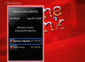 Usuwanie nagrań W każdej chwili użytkownik ma możliwość usunięcia dowolnego nagrania lub zaplanowanego nagrania.