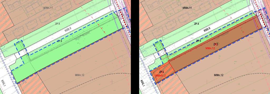 MPZP OBSZARU REJON ULIC ŁOKIETKA GLOGERA II CZĘŚCIOWE WYŁOŻENIE PROJEKT PLANU EDYCJA DO PONOWNEGO CZĘŚCIOWEGO WYŁOŻENIA DO PUBLICZNEGO WGLĄDU PROJEKT PLANU: RYSUNKI PORÓWNANIE I WYŁOŻENIE II