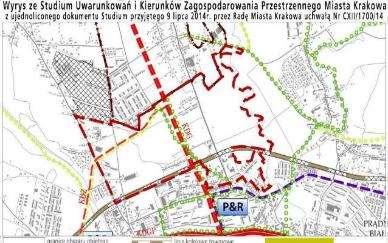 zagospodarowania przestrzennego Miasta Krakowa są