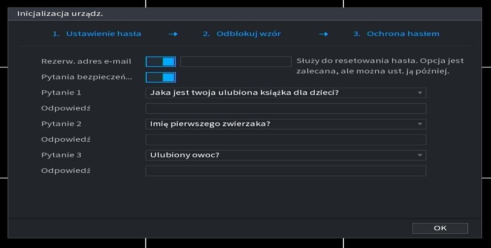 3) Narzędzia do przypomnienia hasła zalecamy wpisanie swojego adresu email do