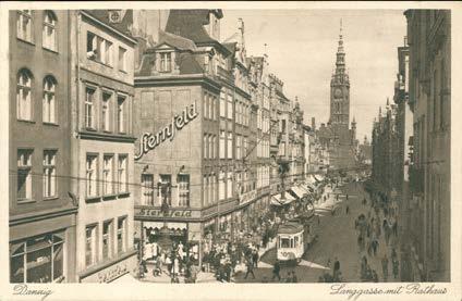HISTORIA HISTORIA Świąteczny Gdańsk sto lat temu Ponad sto lat temu w okolicach rektoratu Uniwersytetu Gdańskiego, gdzie kiedyś były pola, zaczęła pojawiać się pierwsza zabudowa.