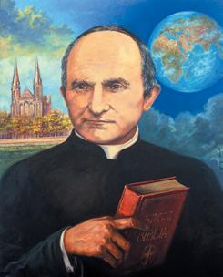 Św. Arnold Janssen założyciel Zgromadzenia Słowa Bożego, misjonarzy werbistów (obraz kanonizacyjny) szedłem z kościoła i poszedłem na plebanię, gdzie spotkałem br.