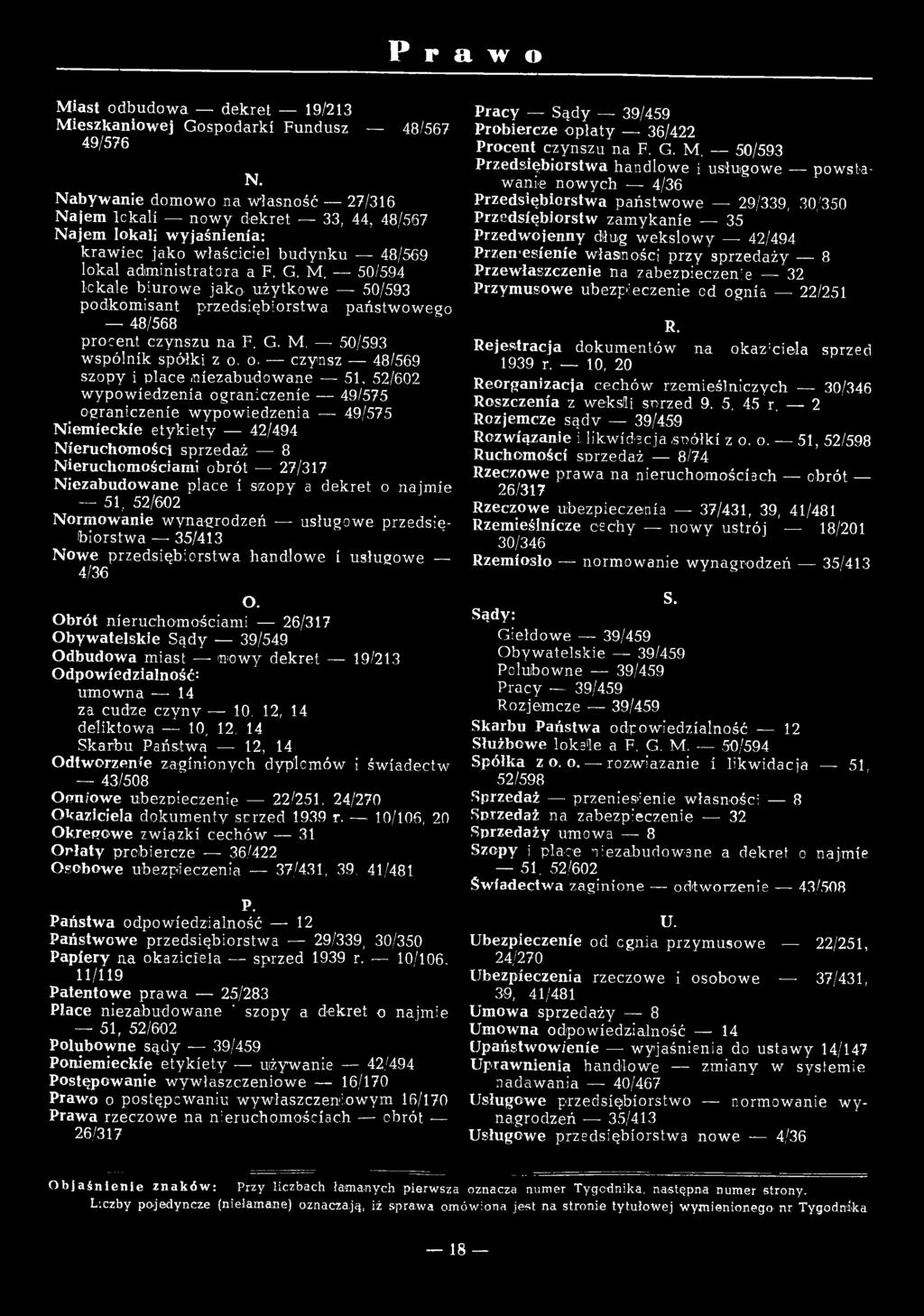 użytkowe 50/593 podkomisant przedsiębiorstwa państwowego - 48/568 procent czynszu na F. G. M, 50/593 wspólnik spółki z o. o. czynsz 48/569 szopy i place niezabudowane 51.