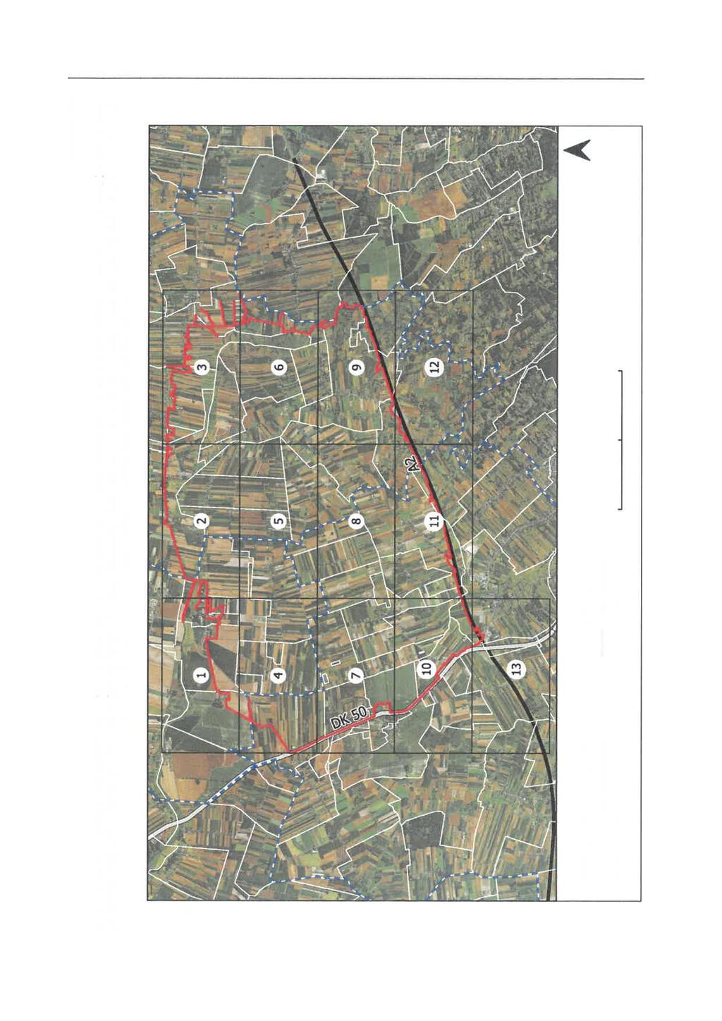 Załącznik nr 4 MAPA OBSZARU CZĘŚCI GMIN 1ERESIN, WISKITKI I BARANÓW, NA KTÓRYM STOSUJE SIĘ SZCZEGóLNE ZASADY GOSPODAROWANIA NIERUCHOMOŚCIAMI.