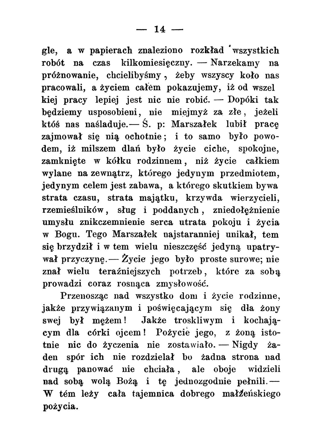 14 gle, a w papierach znaleziono rozkład *wszystkich robót na czas kilkomiesięczny.