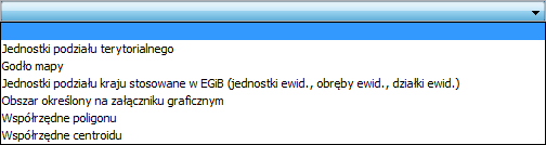 Jednostki podziału kraju stosowane w EGiB (jednostki ewid., obręby ewid., działki ewid.