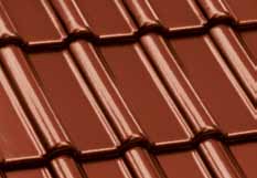(glazurowany) (32) czerń stara angobowany Różnice w kolorach: nasze dachówki ceramiczne produkowane są z surowców