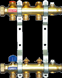 do ogrzewania podłogowego z zaworami regulacyjnymi (z osprzętem)