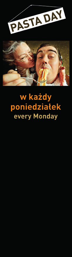 Lunch od poniedziałku do piątku w godzinach od 12.00 do 16.00 obowiązuje w lokalu Śniadania Serwujemy w godzinach od 8.00 do 12.
