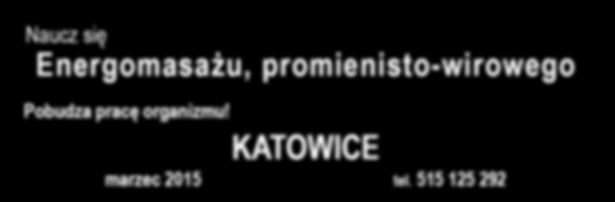 Polna 7a, II piętro, mała sala. 24 kwietnia 1 maja planowany wyjazd do o. Pio. 12 maja Warszawa, spotkanie autorskie, wykład pt. Energia roślin a Ty, w godz. 18 00 20 00. Wstęp 20 zł.