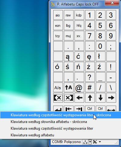 PANEL ALFABETU