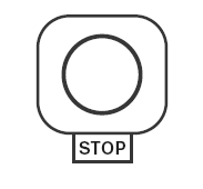 Wyświetlacz Przycisk startowy: W trybie lokalnym (P100=0,4,6) ten przycisk zastartuje napęd Przycisk stop: Zatrzymuje napęd, bez względu