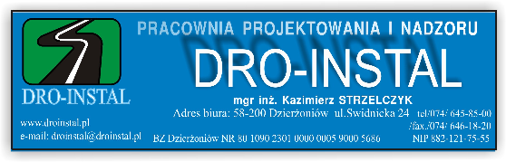 PROJEKT BUDOWLANO-WYKONAWCZY BRANśY INSTALACYJNEJ (KANALIZACJA SANITARNA, SIEĆ WODOCIĄGOWA) INWESTYCJI POD NAZWĄ: UZBROJENIE TERENU OSIEDLA DOMKÓW JEDNORODZINNYCH W CIEPŁOWODACH ADRES : 57-211