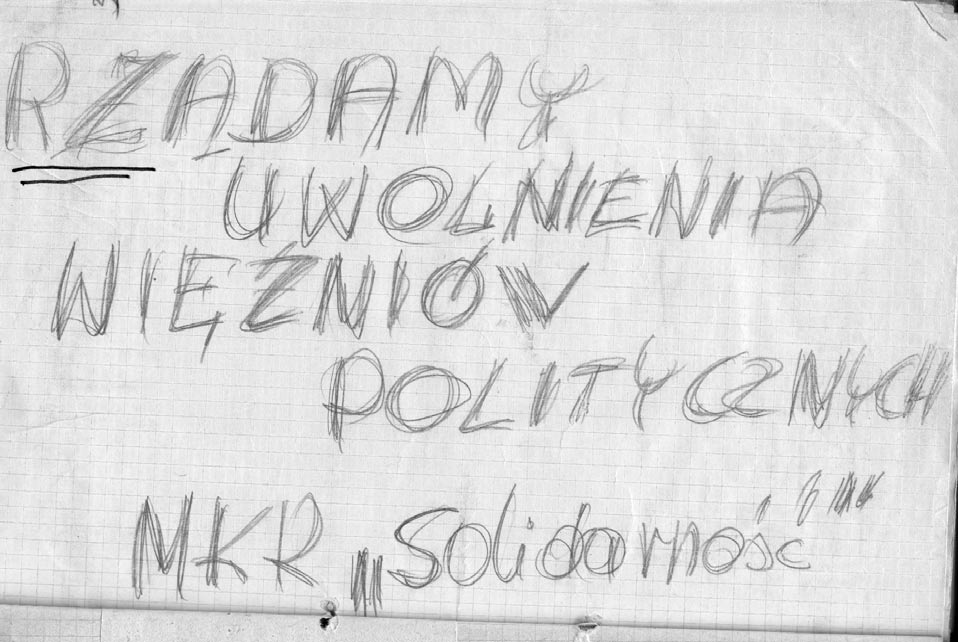 KARTY 50) Ulotka wykonana przez dzia acza SolidarnoÊci Lecha