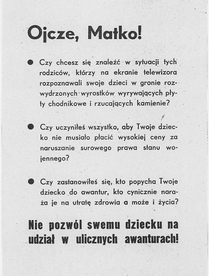 KARTY 66) Oficjalna ulotka z okresu