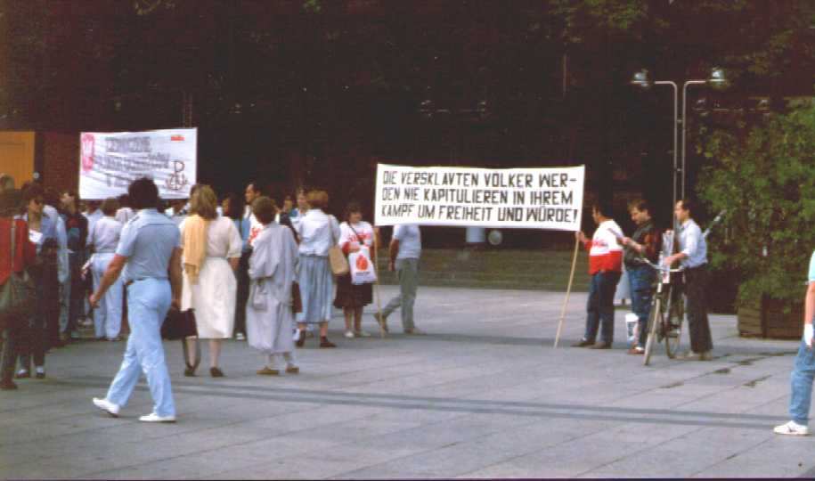 rocznicę Jałty protest w