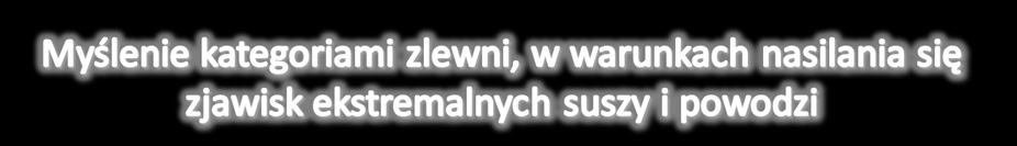 się zdarzają, być może w jakimś stopniu, ja bym powiedział, że w dosyć znacznym, jest za to odpowiedzialny stan wodnych urządzeń melioracyjnych.