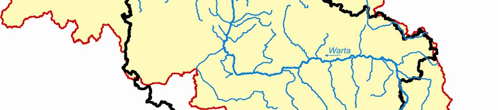 Na teren województwa wielkopolskiego przypada odcinek rzeki od wypływu ze Zbiornika Jeziorsko