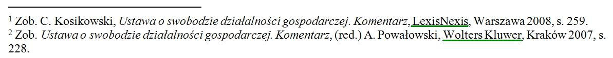 10. Albo podajemy wydawnictw ydawnictwo przy kaŝdej pozycji, albo nigdzie.