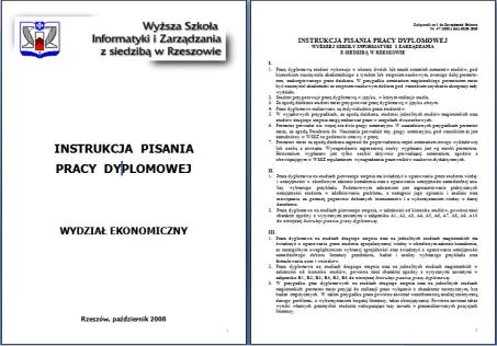 Jak pisać pracę dyplomową na WSIiZ? Wszystkie informacje można znaleźć w Instrukcji pisania pracy dyplomowej dostępnej za pośrednictwem Wirtualnej Uczelni.