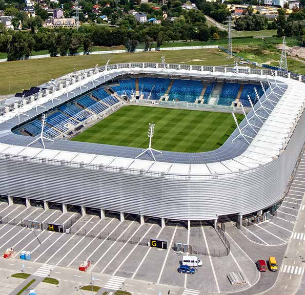 XV ZJAZD SKE Jedną z atrakcji spotkania będzie zwiedzanie nowo wybudowanego stadionu piłkarskiego, który jest jednym z najnowocześniejszych