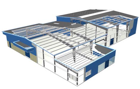 Prefabrykowane hale stalowe Astron jest europejskim liderem w dziedzinie prefabrykowanych konstrukcji stalowych, projektującym, produkującym i wprowadzającym na rynek produkty i rozwiązania systemowe