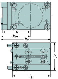 3 5.118 3.465 2.362 4.724 6.417 Adapter do listew przecinakowych Wymiar dmm, mm Wielkość listwy Oznaczenie b2 b21 f1 h2 l21 U 68 25 AP-TNE-MZ68A-25 150.5 90.5 85 84 115 3.6 5.925 3.563 3.346 3.307 4.