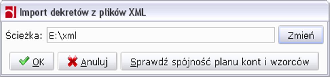 jakiego modułu jest wykonywany import, a więc nazwy plików muszą zaczynać się od: DELEG, PLACE, M2M, KPIR, KPIRRR, RYCZ lub KH.