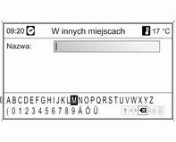 Nawigacja 85 Wybieranie punktów zainteresowania: patrz powyższy przykład "W pobliżu bieżącego położenia". Wokół innych miast Wybór szczególnych punktów docelowych w pobliżu dowolnego miasta.