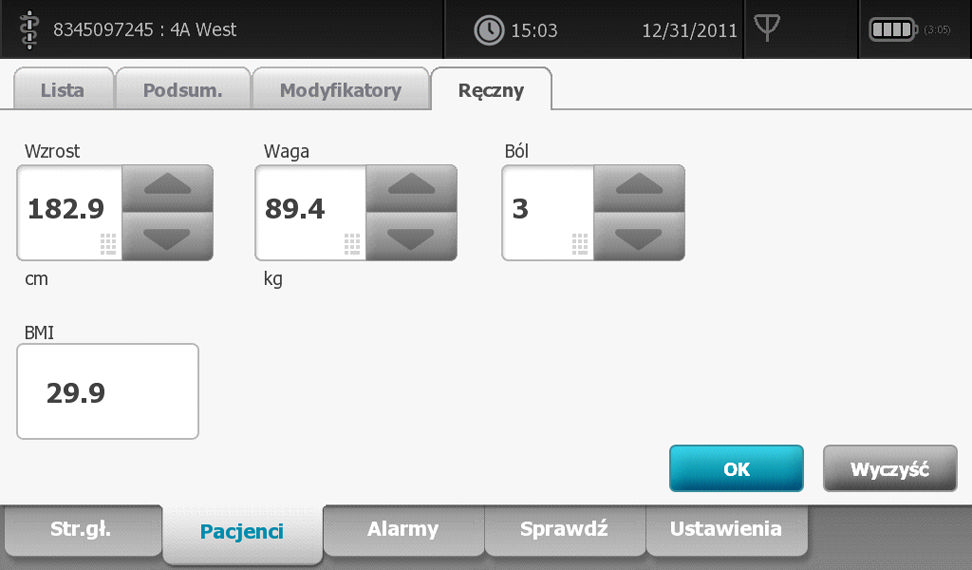 104 Monitorowanie pacjenta Welch Allyn Connex Integrated Wall System 2.