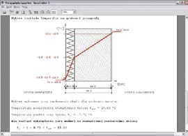1), wykresy rozk adu pola temperatur na gruboêci przegrody (rys.
