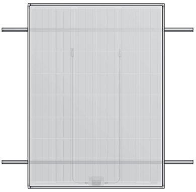 B4.1 Dodatkowe wskazówki dot. montażu modułów typu Sunmodule Plus Vario SZER. x WYS. 1001 x 1357 mm Obszary mocowania zaciskowego modułów SZER. x WYS. 1001 x 1357 mm 1.