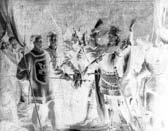 W zasadzie mamy w tym wypadku do czynienia z nielicznymi miniaturami (takimi jak miniatura berneńskiej kroniki Diebolda Schillinga z lat 1484 1485, pisanej dla Rudolfa von Erlacha, czy rękopiśmiennej