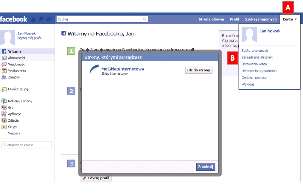 Kolejny krok to personalizacja fan page a, na którą warto poświęcić więcej czasu.