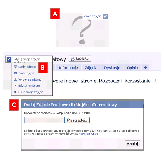 Zdjęcie profilowe dodane w fan page u w każdej chwili możesz zmieniać,