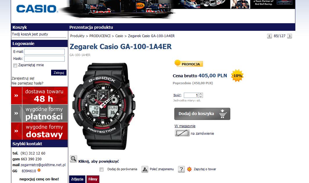 biżuteria, zegarki) wybrać można układ 2-kolumnowy, tak jak np. w www.goldtime.net.
